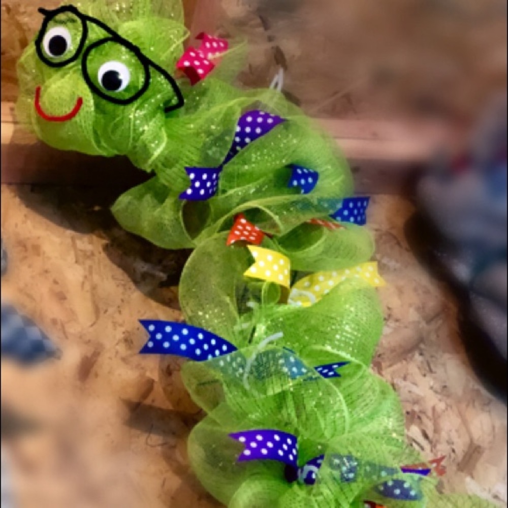 Caterpillar wreath